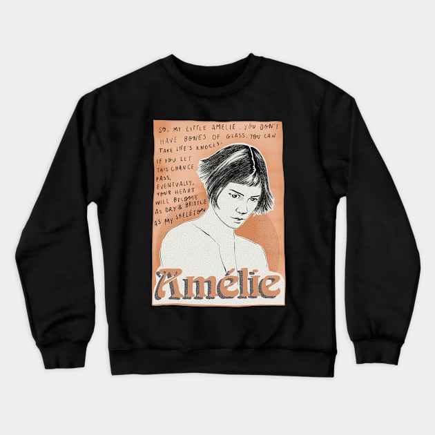 Amelie by little miss Crewneck Sweatshirt by sandimarshel